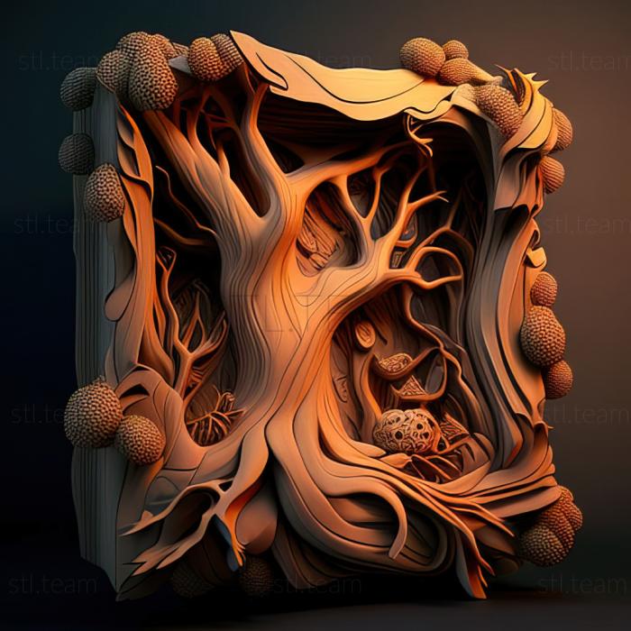 3D model st fantasy forest (STL)